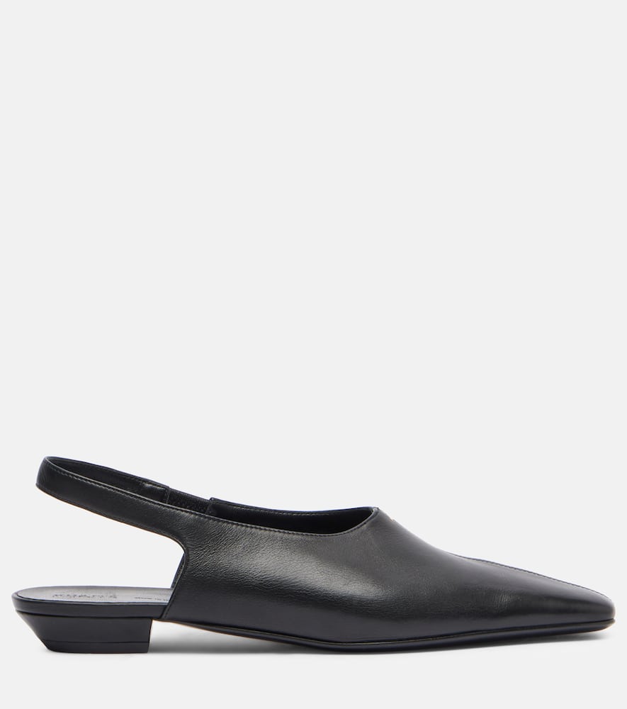 Celia leather slingback flats