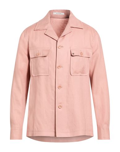 Man Shirt Antique rose Size 40 Linen