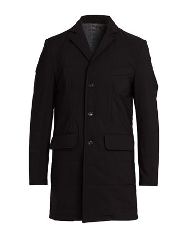 Man Coat Black Size XS Polyamide, Elastane