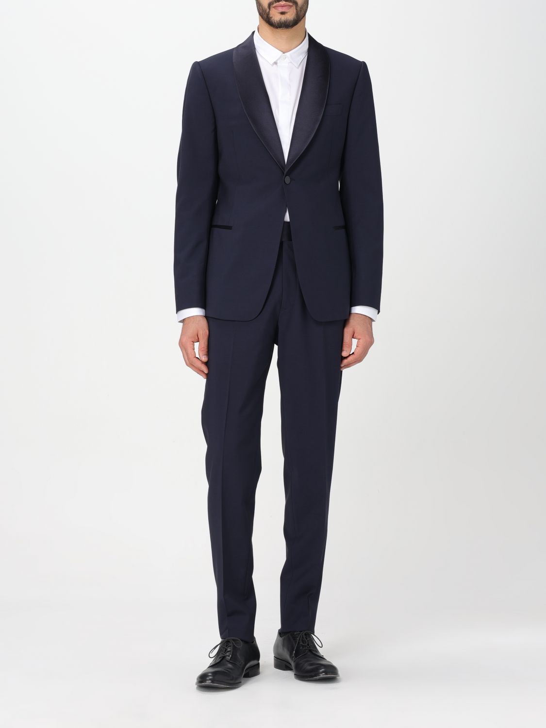 Suit Men color Navy