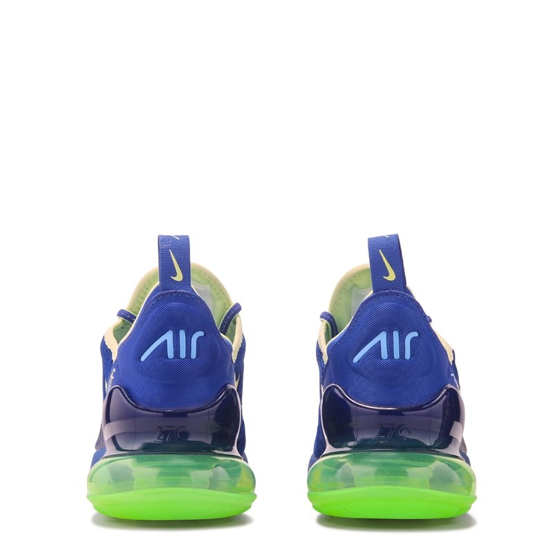Kids' Air Max 270 Sneaker Big Kid Shoes (Grey/Green)