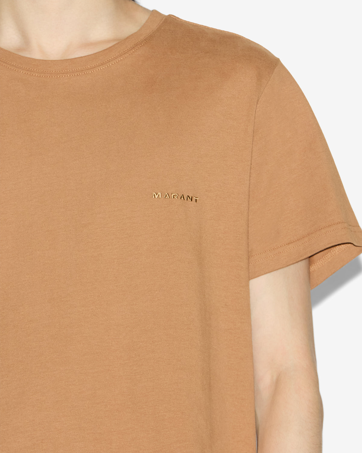 Zafferh T-shirt - Men - Camel - Size M - Isabel Marant