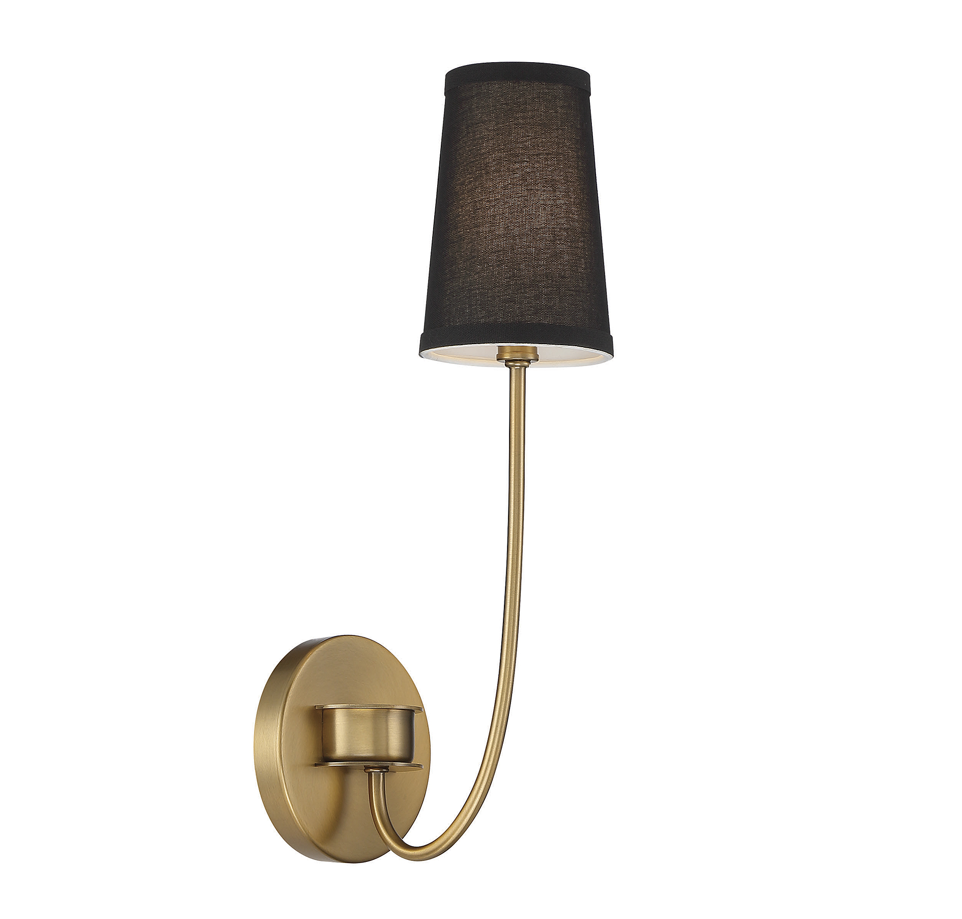 Trade Winds Diana 1-Light Wall Sconce in Natural Brass - TW92264NB
