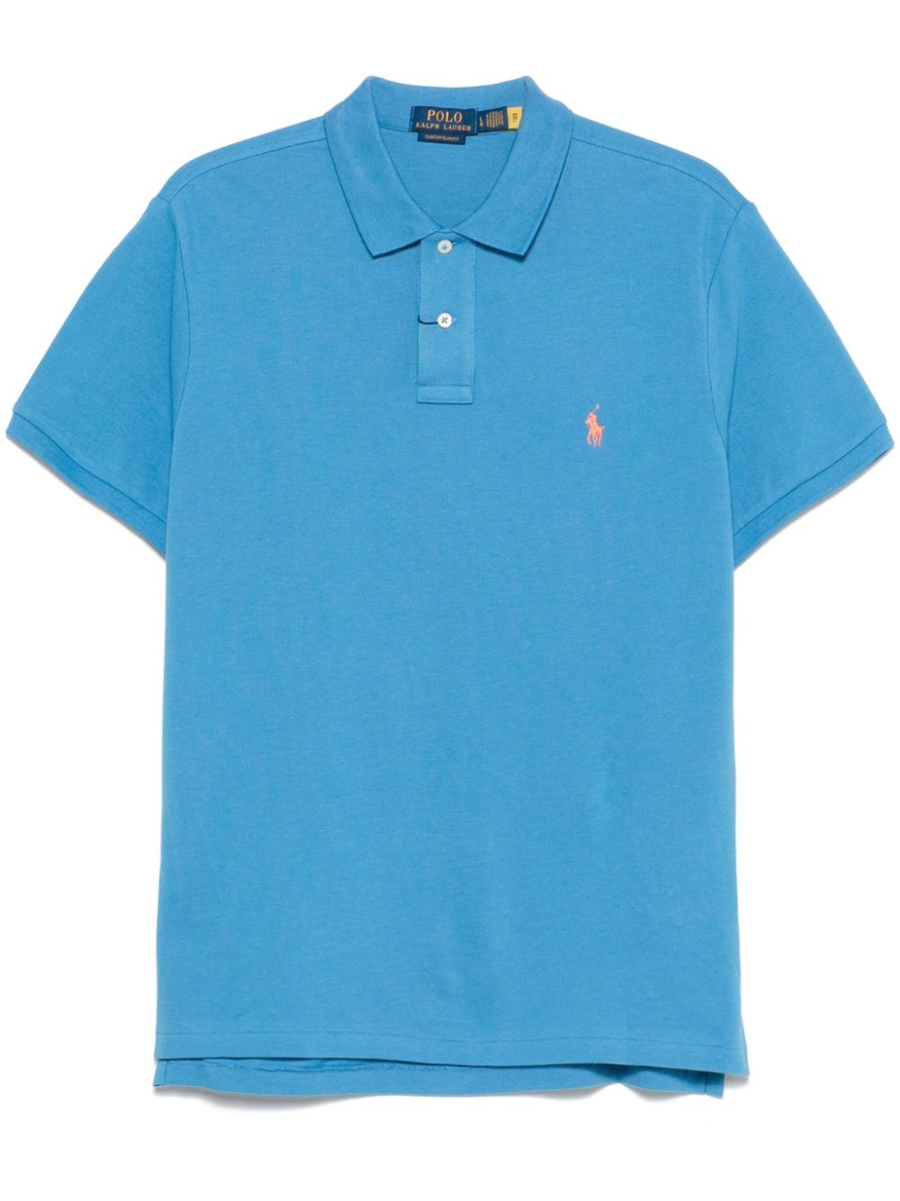 Polo Pony-embroidered polo shirt - Blue