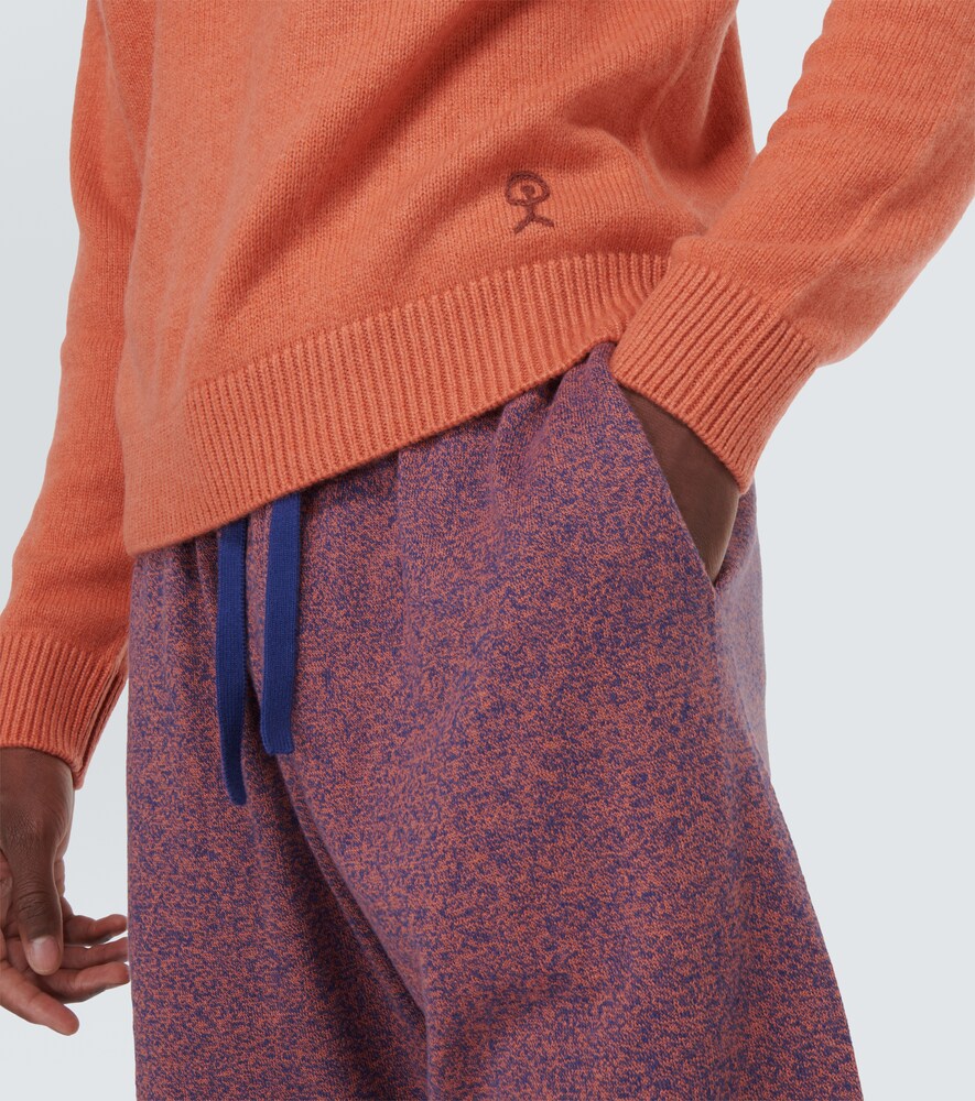 Embroidered cashmere sweater
