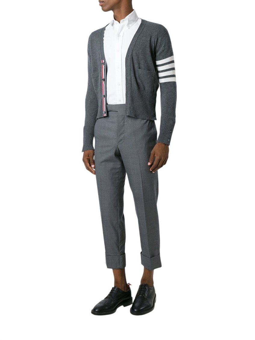 4-Bar Cashmere Cardigan