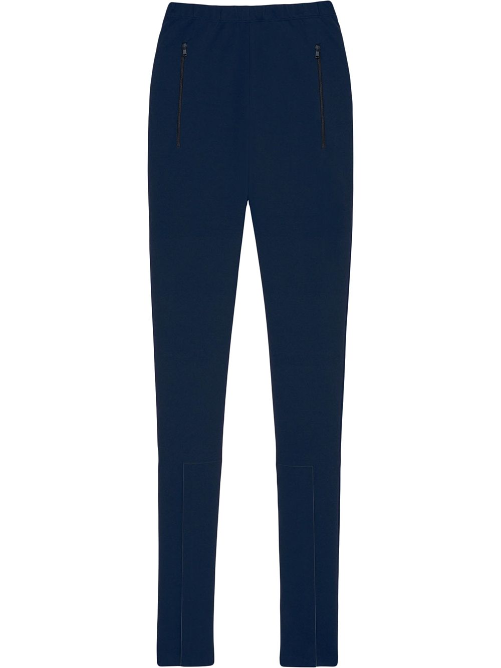 Front ankle-zip leggings