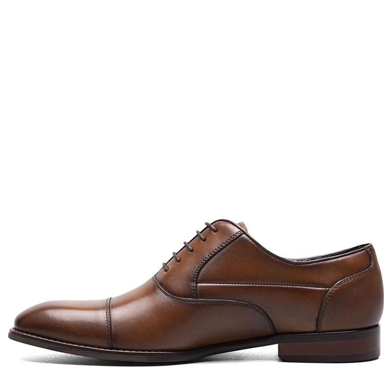 Men's Kallum Cap Toe Oxford Shoes (Cognac Leather)