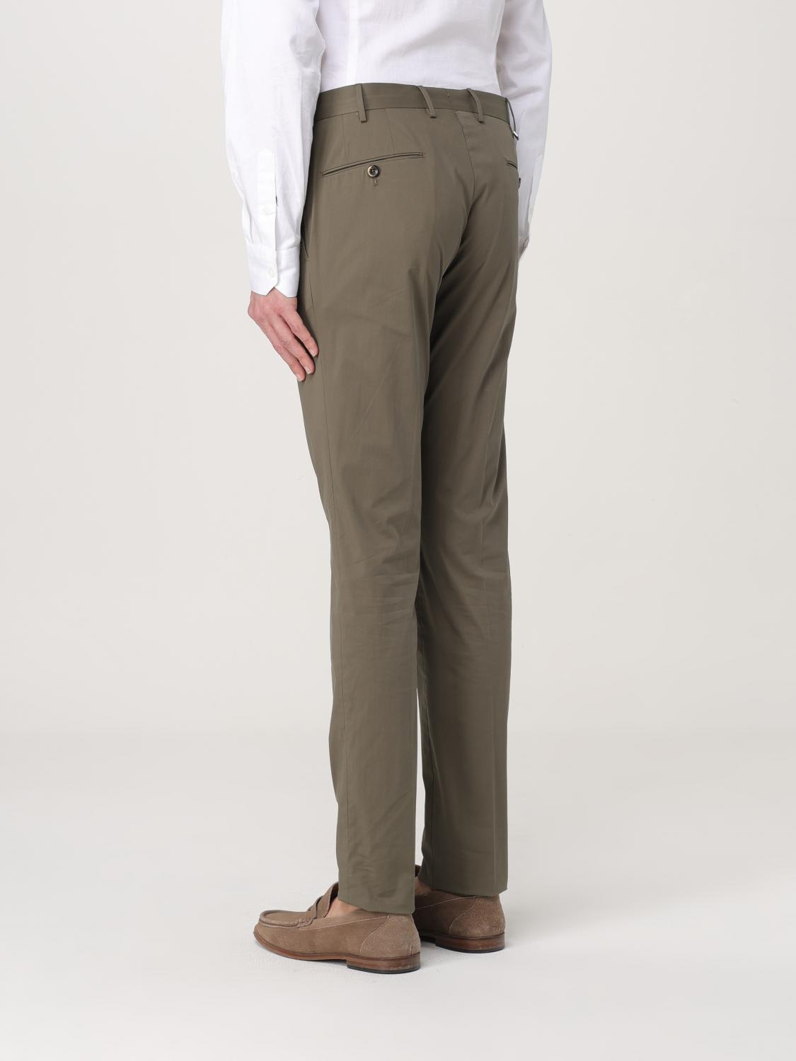 Pants Men color Military