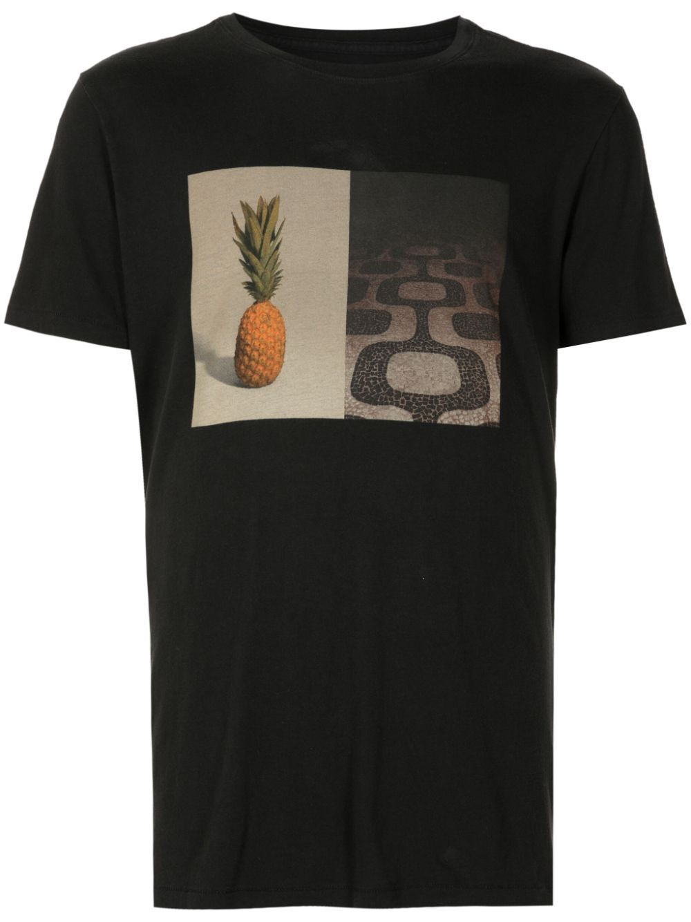 Abacaxi Calçadão cotton T-shirt - Black