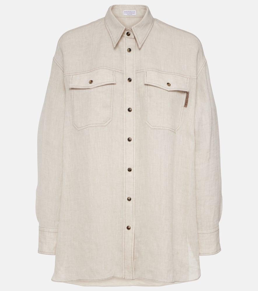 Oversized linen shirt