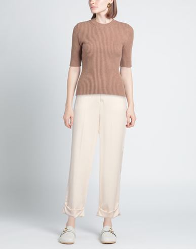 Woman Pants Ivory Size 27 Viscose, Polyester, Elastane