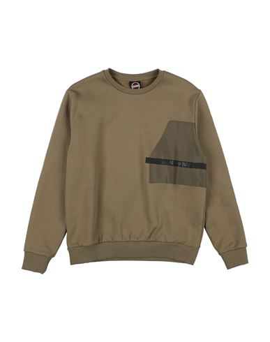 Kid Sweatshirt Khaki Size 14 Cotton, Polyester
