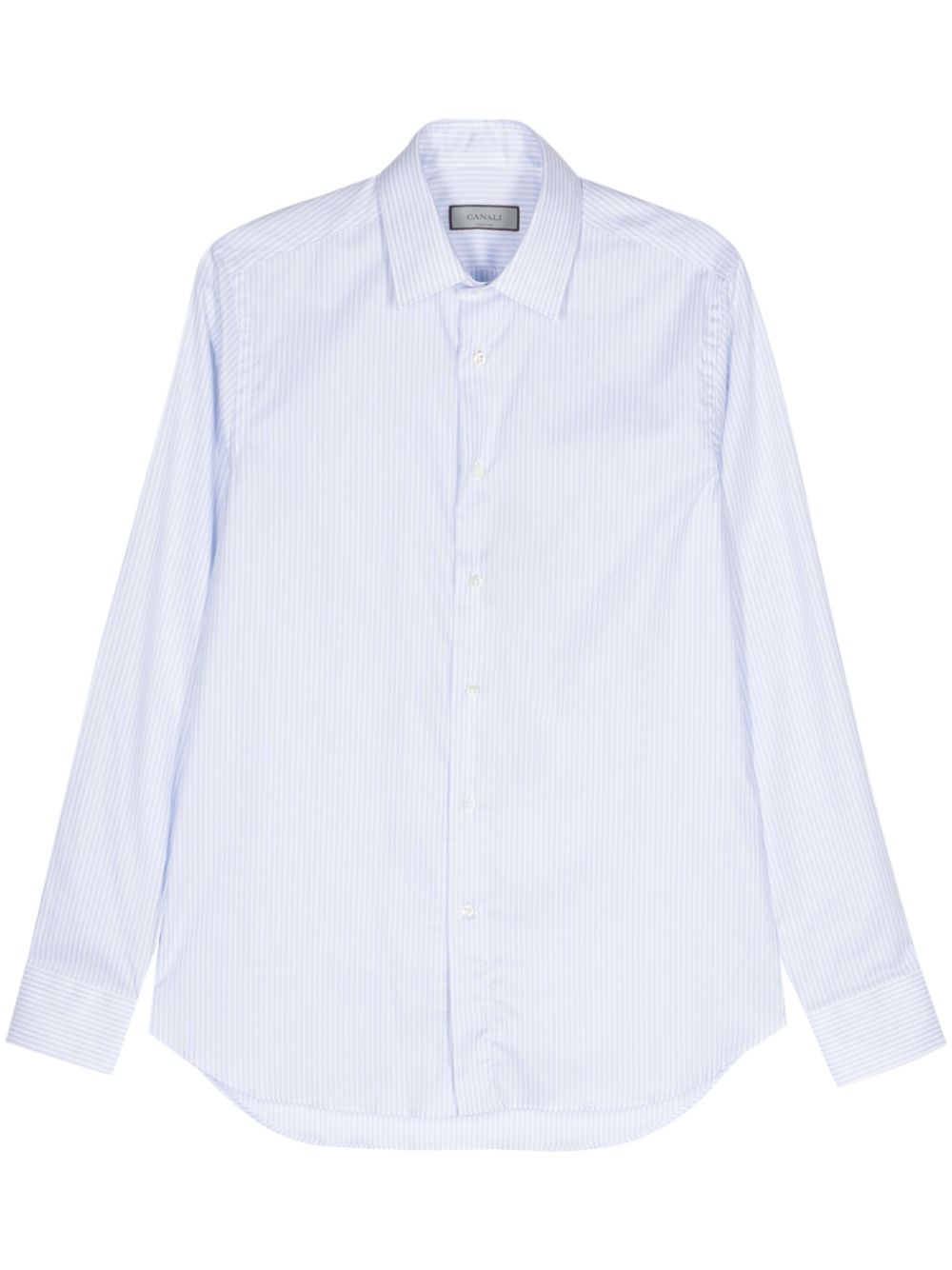 Long-sleeve striped shirt - Blue