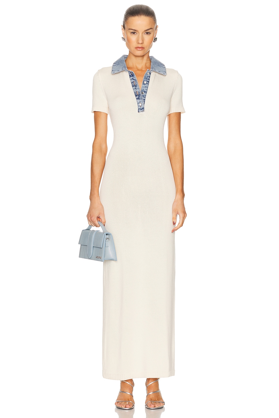 SEROYA Reye Maxi Dress in Cream. - L also in M, S