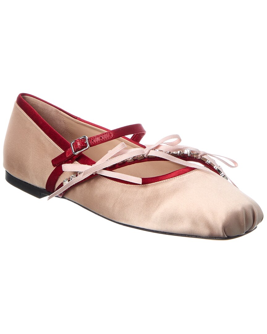 Loli Satin Ballerina Flat