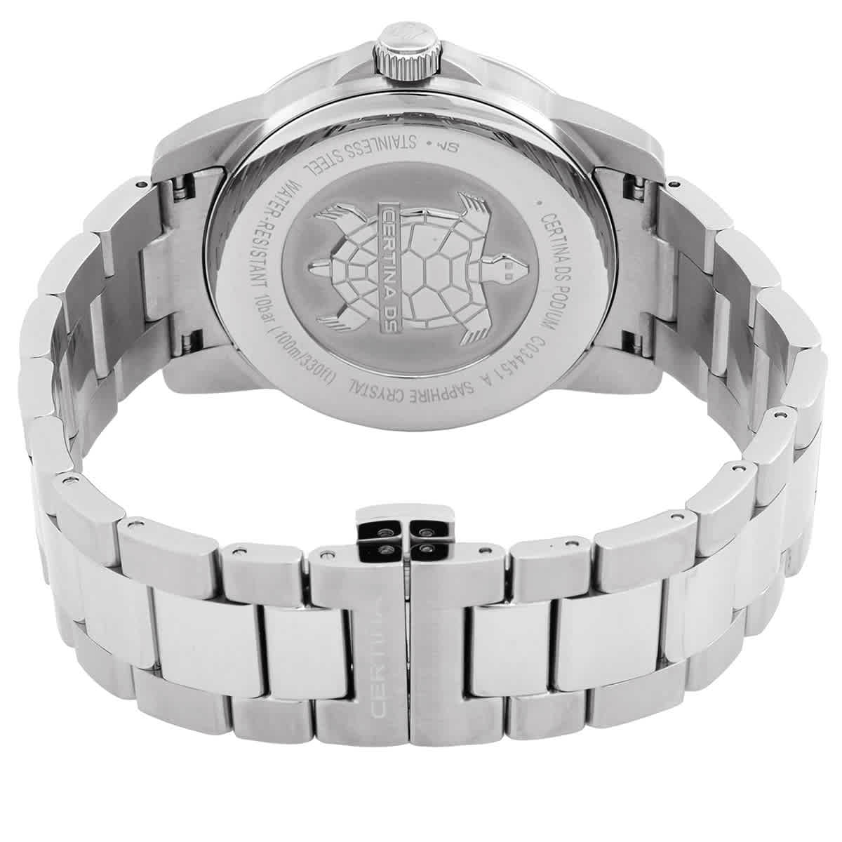 DS Podium Quartz Green Dial Mens Watch C0344511109700