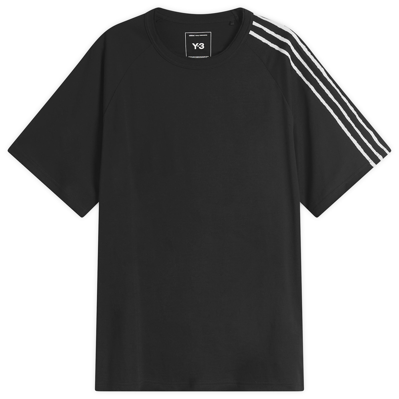 Men's Distressed Short Sleeve T-Shirt in Black
