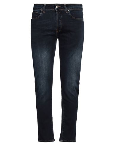Man Jeans Blue Size 31 Cotton, Elastane