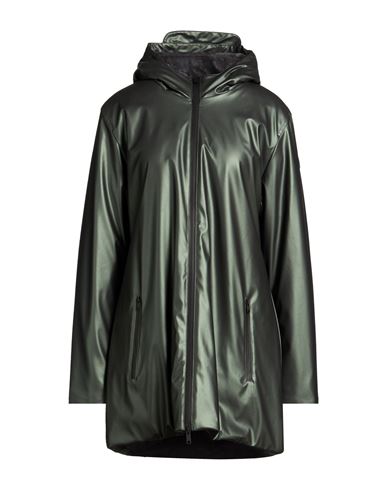 Woman Jacket Dark green Size XS Polyester, Polyurethane