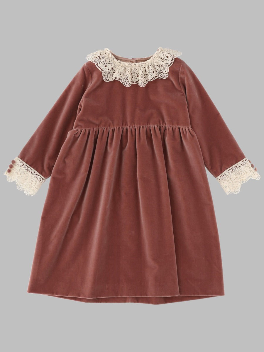 Girls 100% Cotton Fall Winter 2025 Dress Set