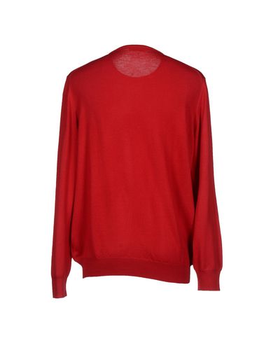 Man Sweater Brick Size 40 Virgin Wool