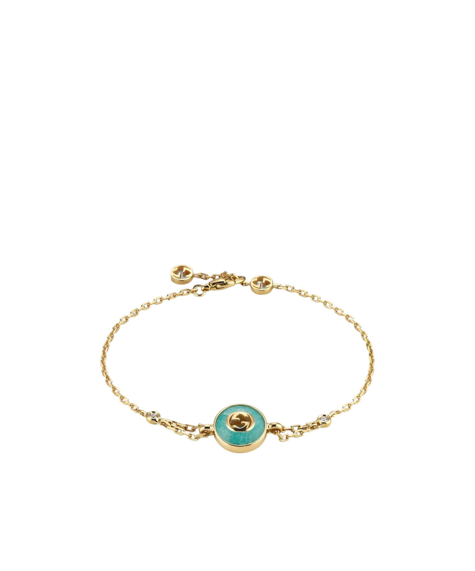 Interlocking 18k chain bracelet