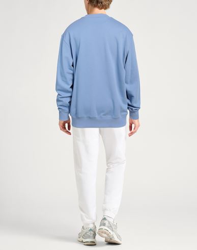 Versace Jeans Couture Man Sweatshirt Light blue Size XS Cotton, Elastane