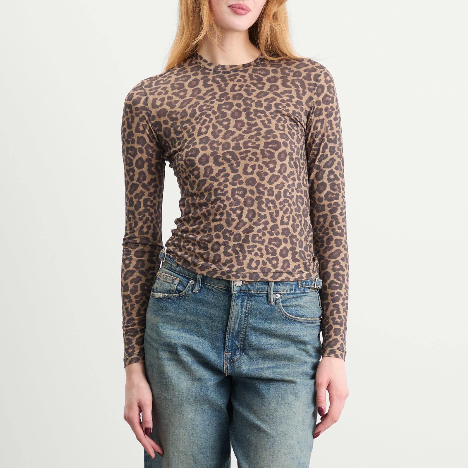 Women's Sylvie Long Sleeve T-Shirt Leopard