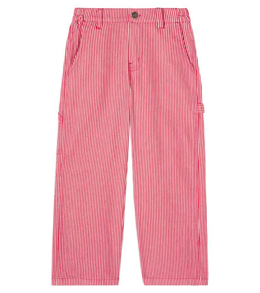 Konges Sløjd Luc striped cotton twill pants