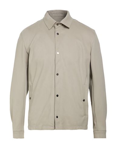 Man Jacket Light grey Size 40 Polyester, Elastane