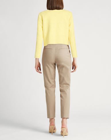 Woman Blazer Yellow Size 4 Cotton, Polyamide