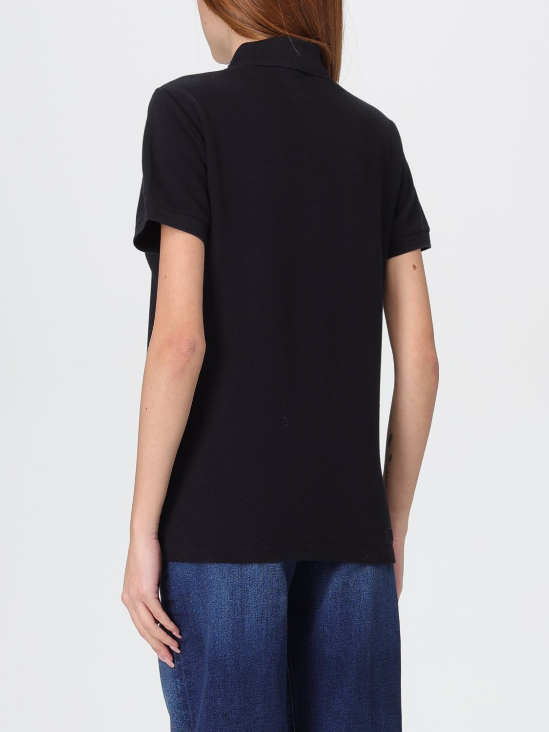 Polo Shirt MAISON KITSUNÉ Woman color Black