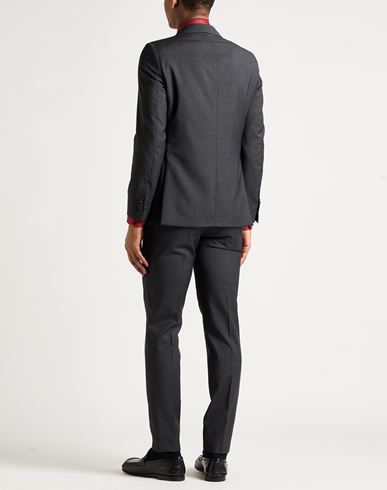 Man Suit Charcoal Size 36 Virgin Wool