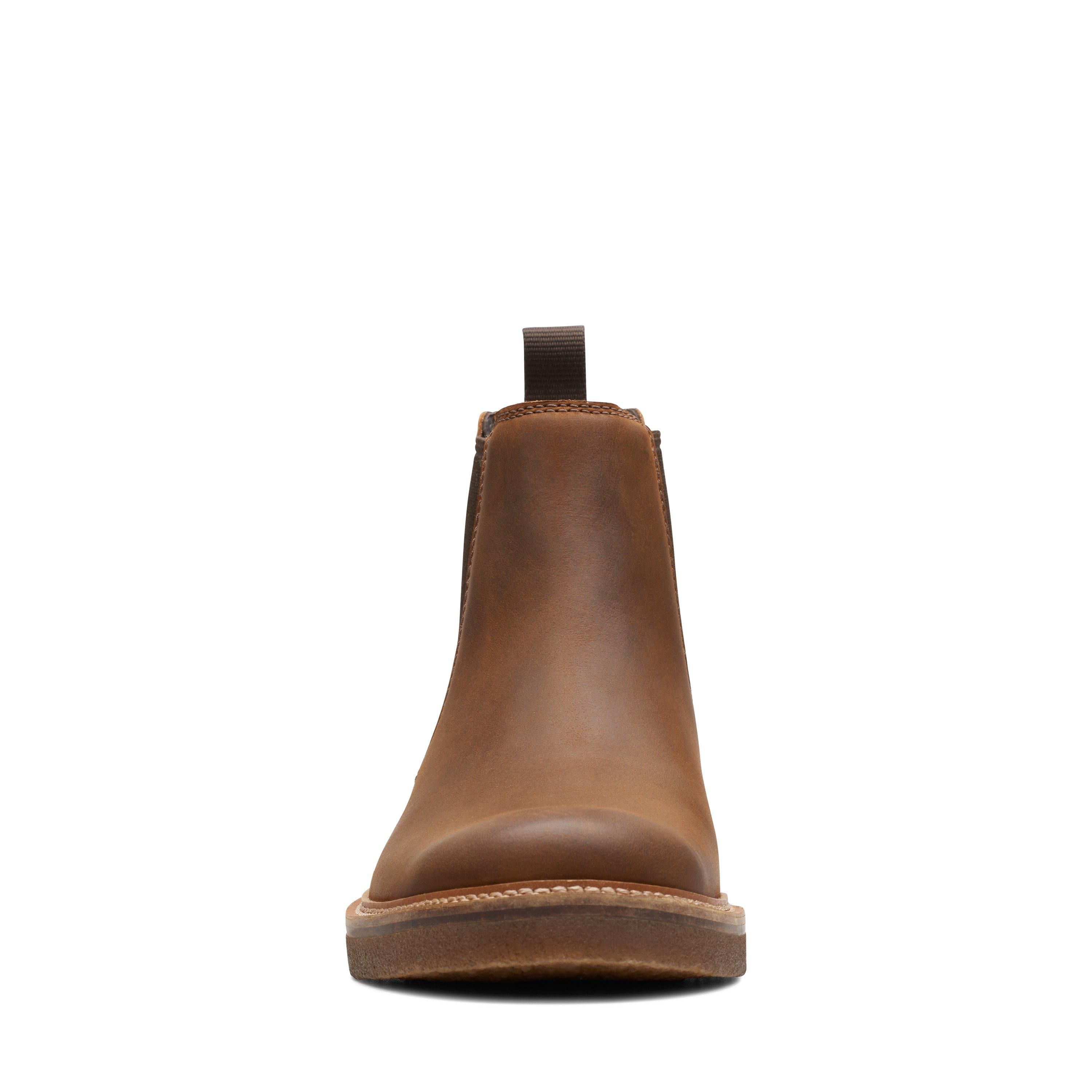 Clarks Clarkdale Easy Chelsea Boot Beeswax Leather Chelsea Boots In Brown