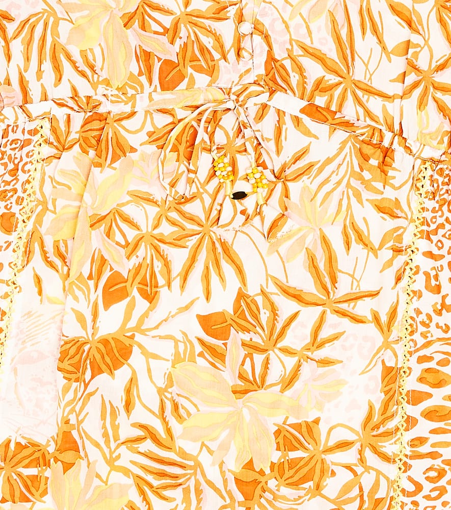 Poupette St Barth Kids Nava floral cotton dress