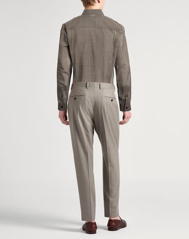 Man Shirt Charcoal Size 40 Wool, Silk