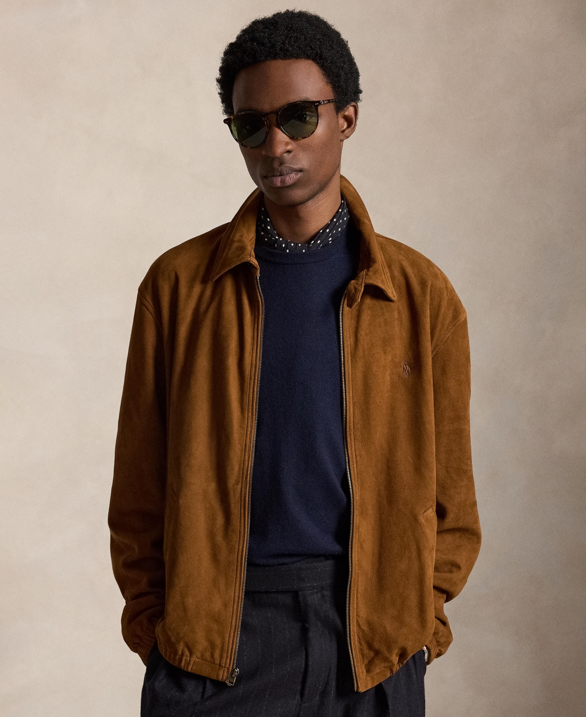 Men's The Bayport Suede Jacket - Cinnamon