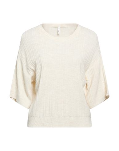 Woman Sweater Ivory Size L Acrylic