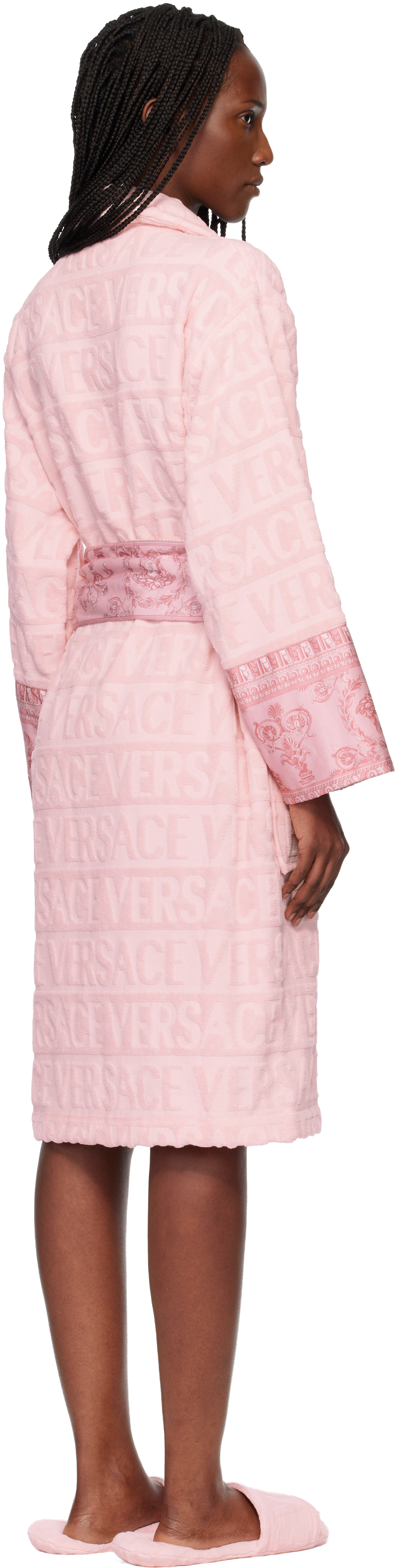 Pink 'I Heart Baroque' Bathrobe