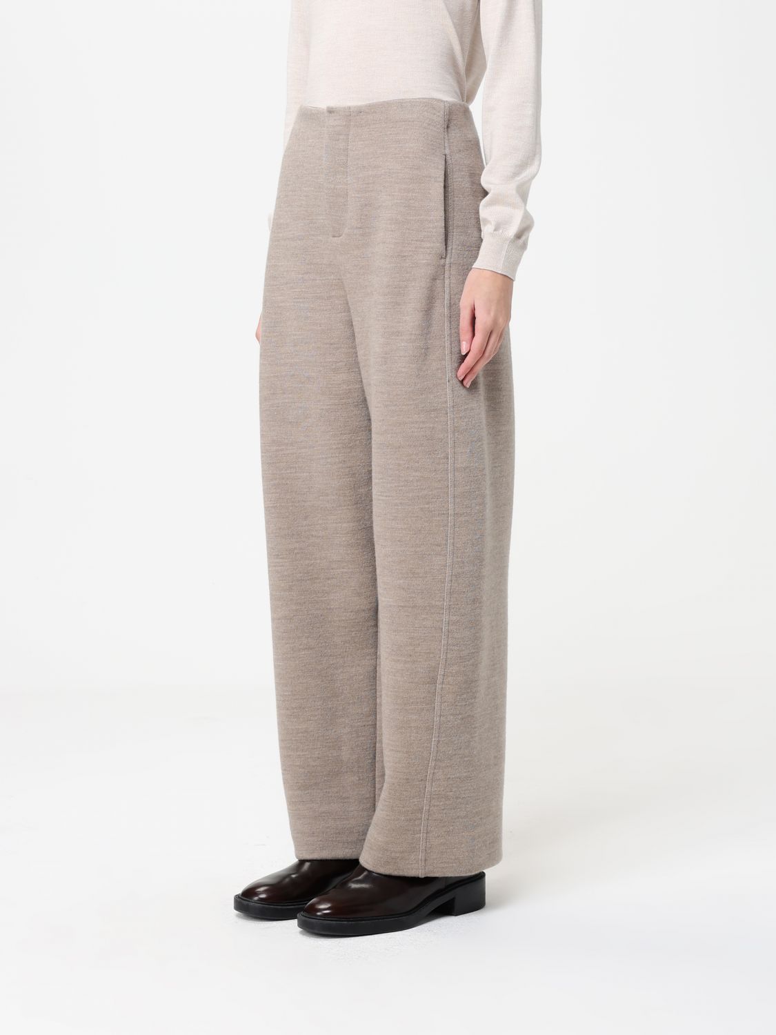 Pants Woman color Beige