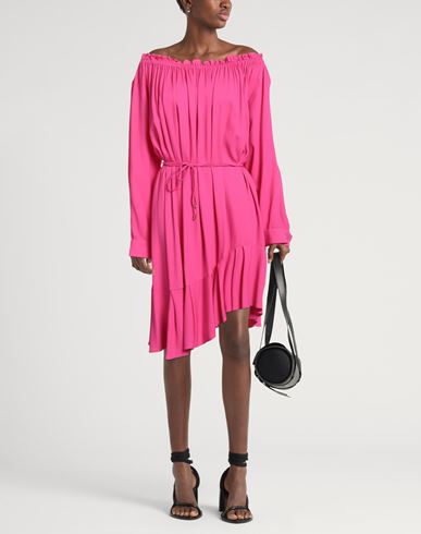 Woman Mini dress Fuchsia Size 2 Viscose, Elastane