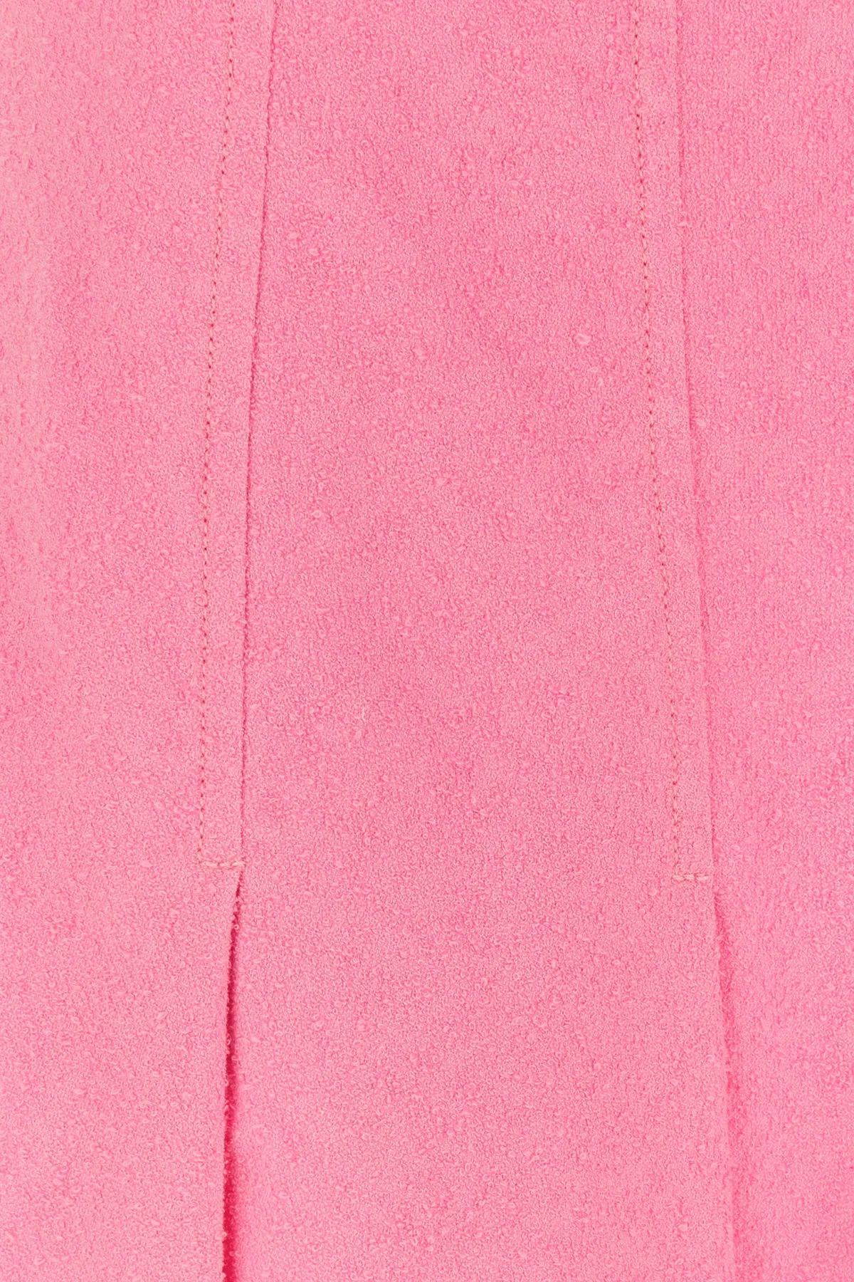 Pink Bouclé Skirt