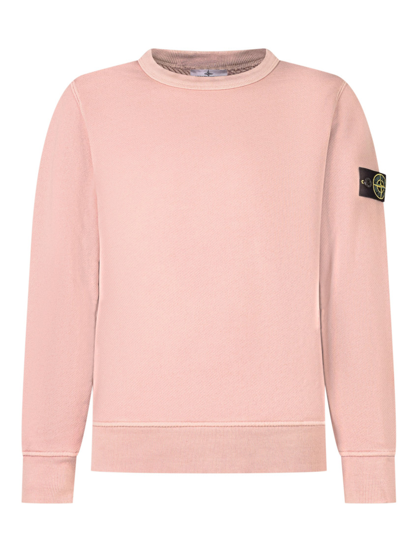 Kids Pink Solid Sweatshirt