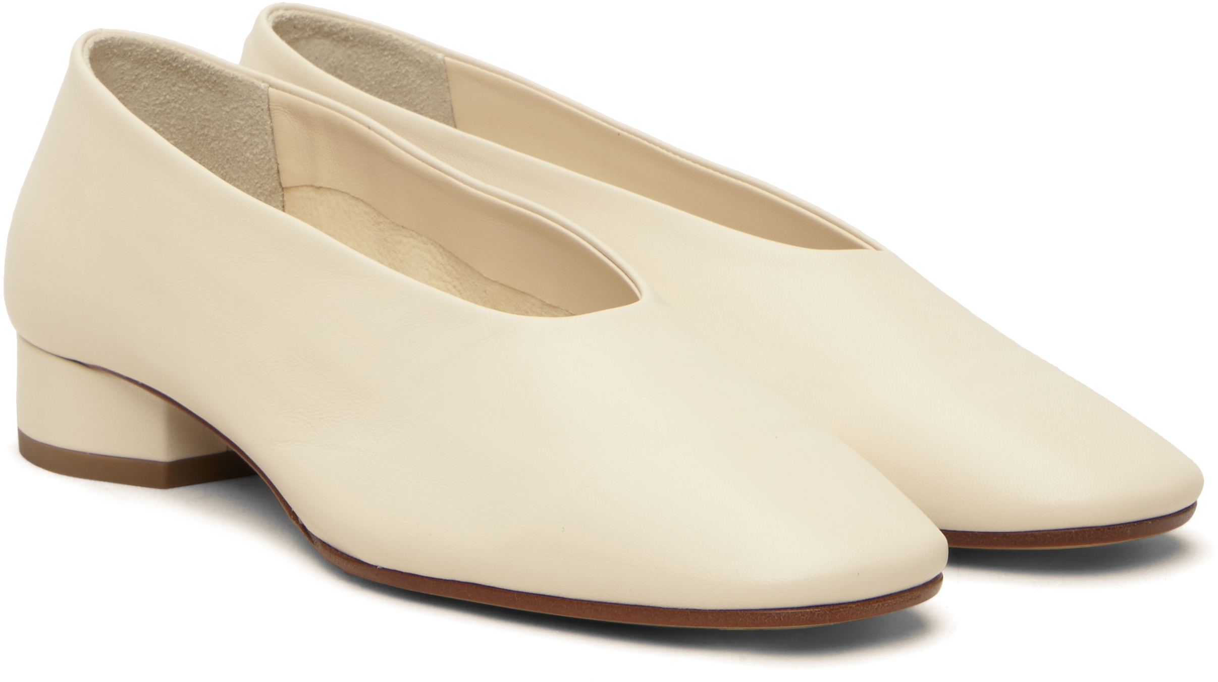 Off-White Delia Low-Heeled Ballet Heels