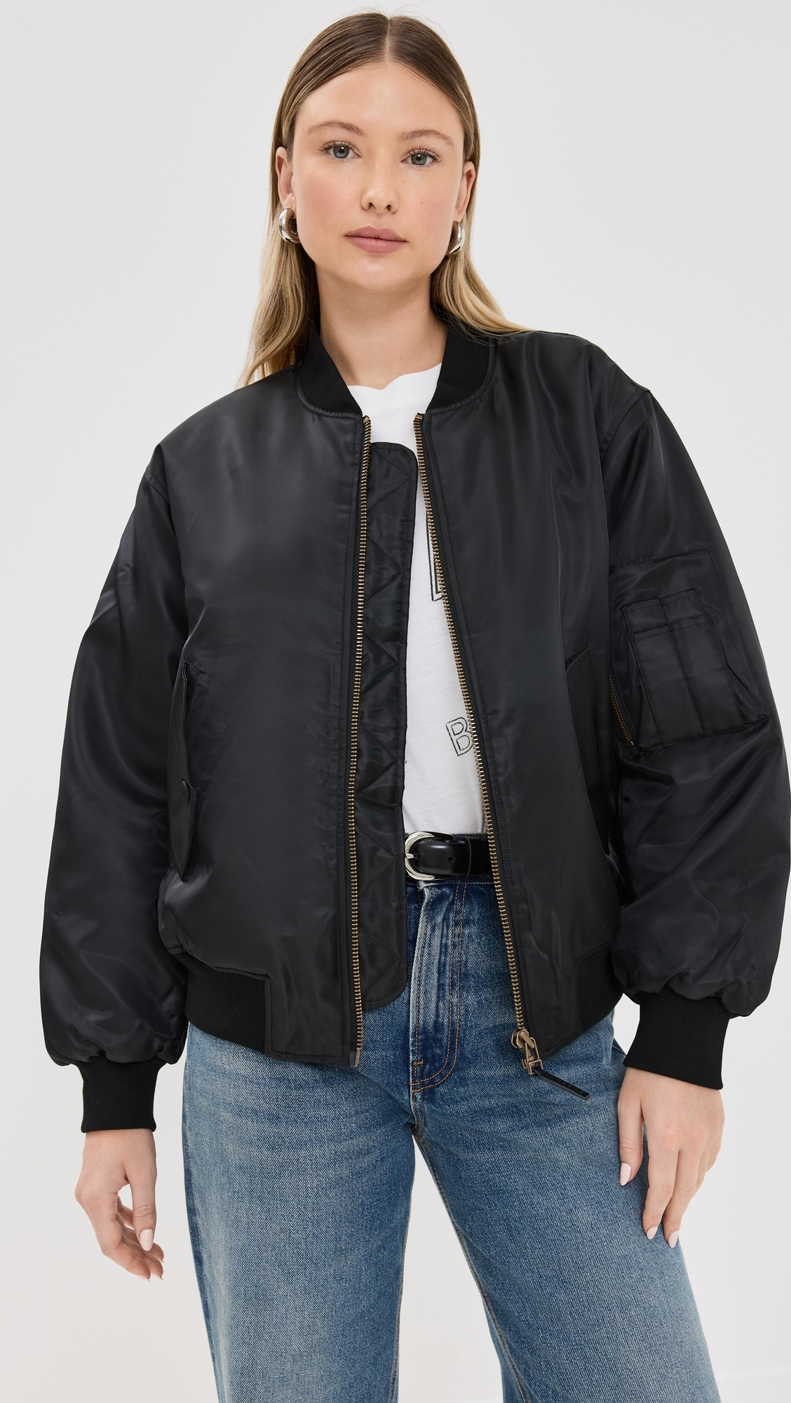 Leon Bomber Jacket Black