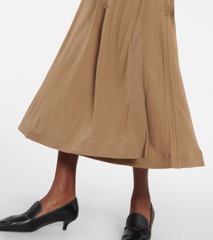 Jersey wrap skirt