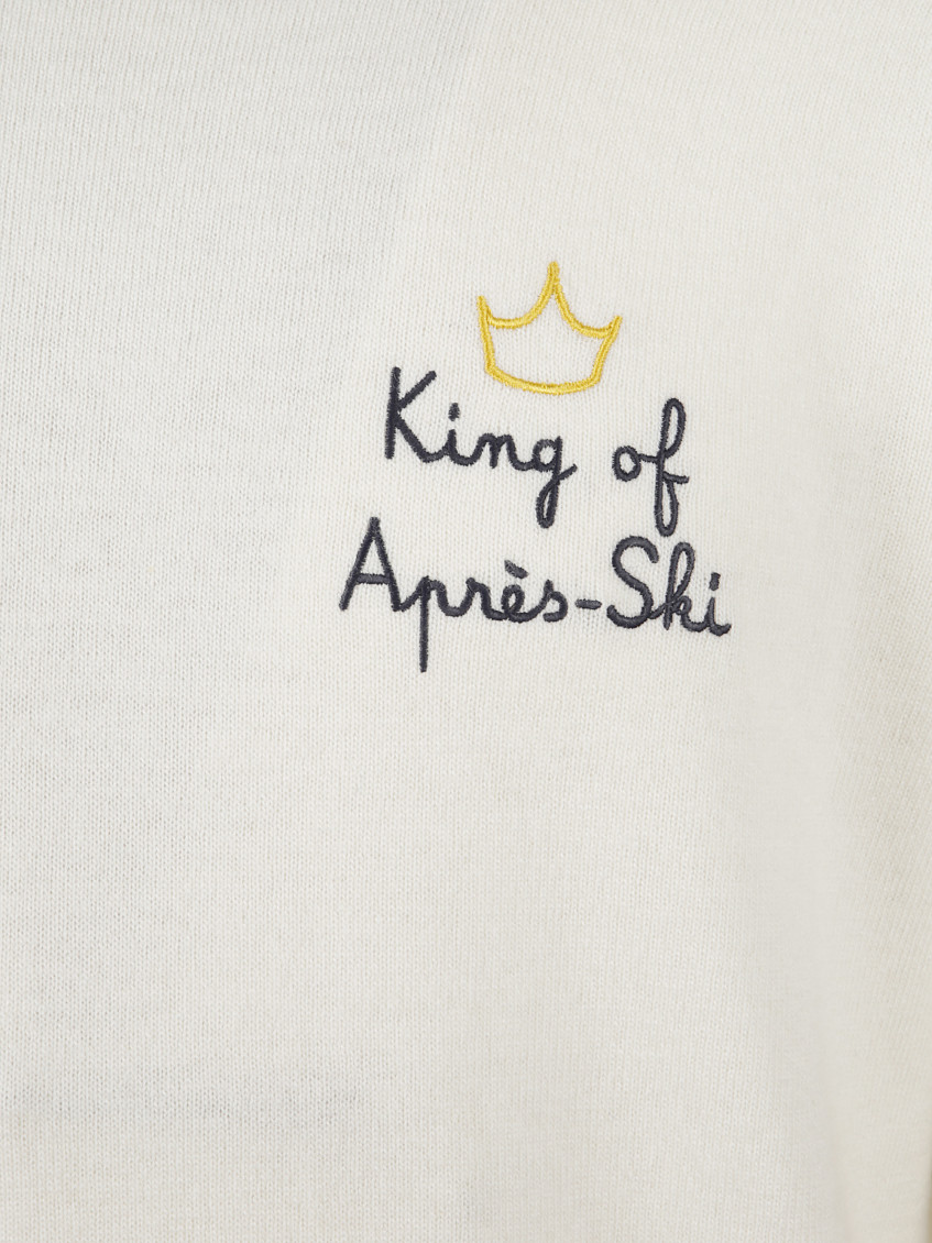 Saint Barth - crew neck sweatshirt with long sleeves and embroidery