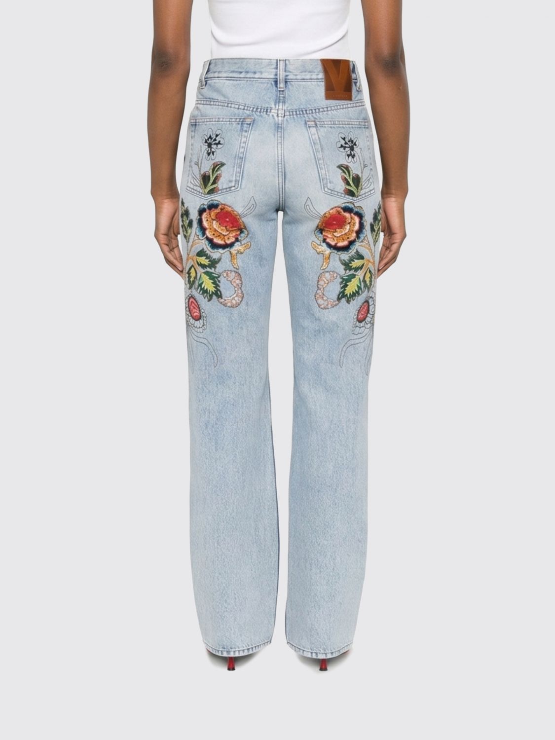 Jeans Woman color Denim