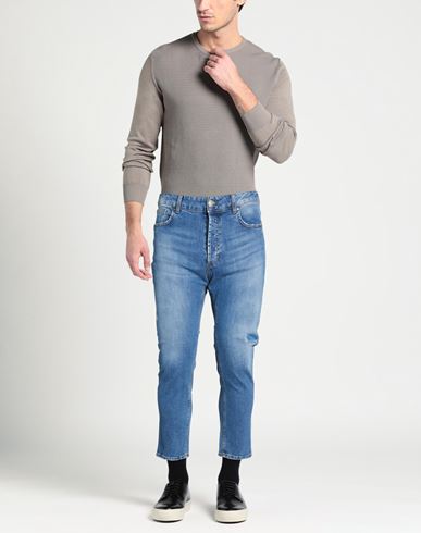 Man Jeans Blue Size 30 Cotton, Elastane